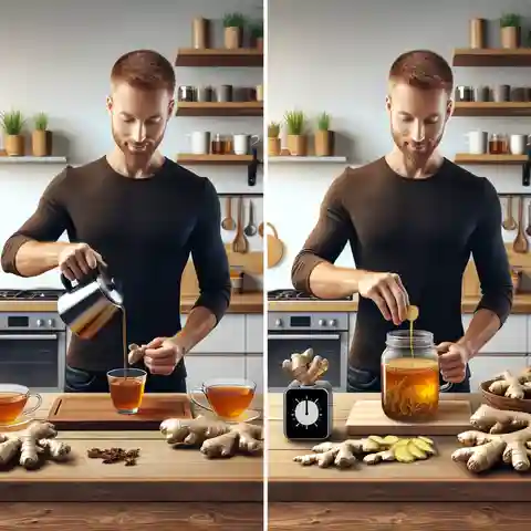 Ginger Infusion Tea Benefits - Comparing traditional ginger tea with ginger infusion, highlighting the differences in preparation and flavor